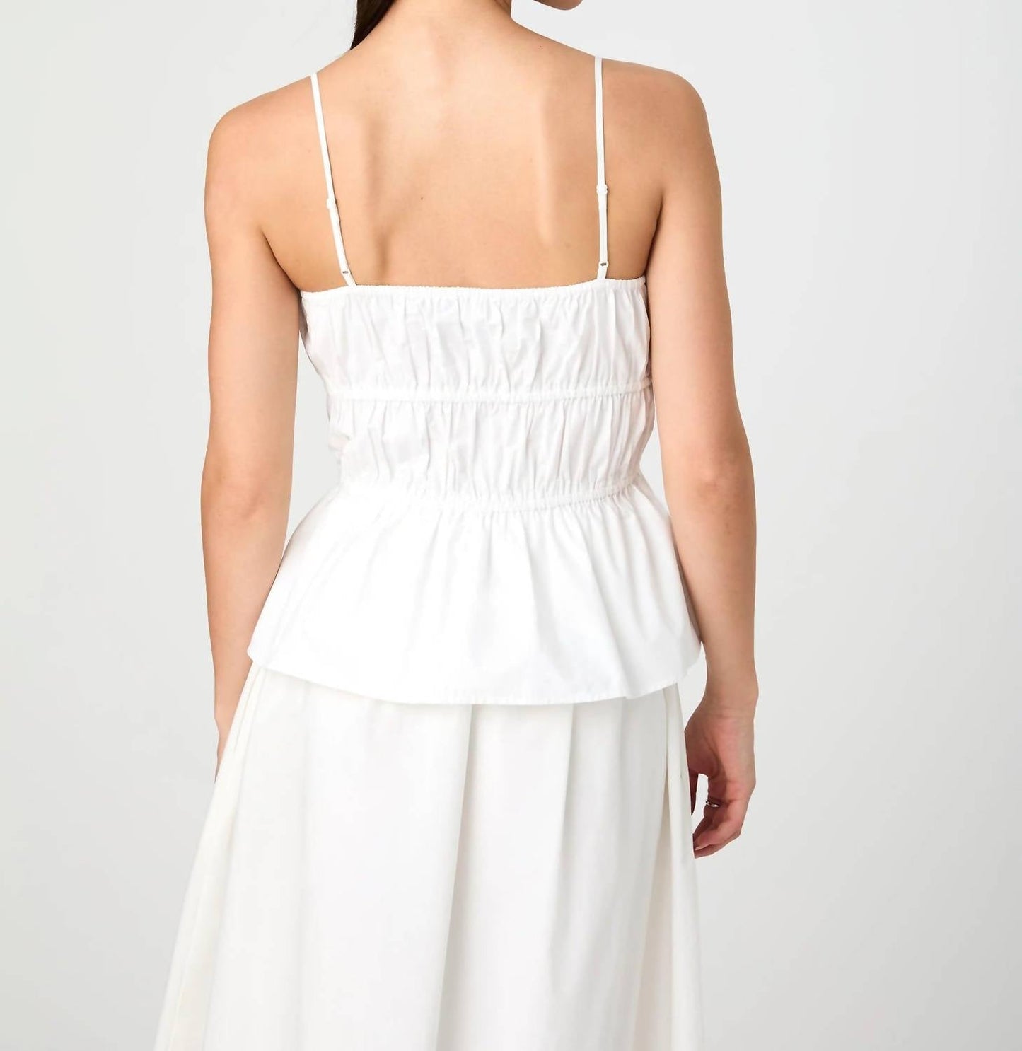 French Connection - Poppy Strappy Peplum Top