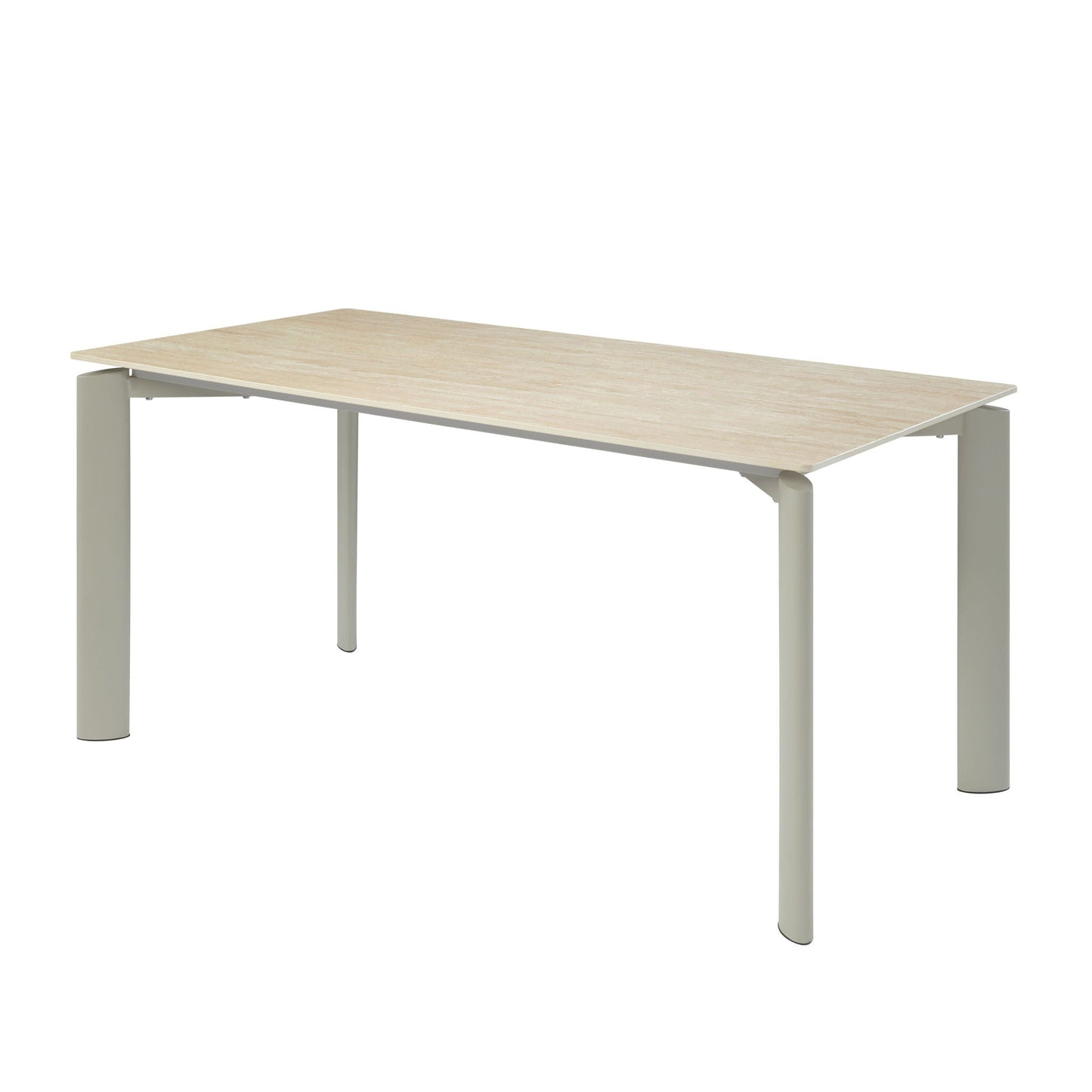 Ingram Ceramic Top Dining Table - Light Gray