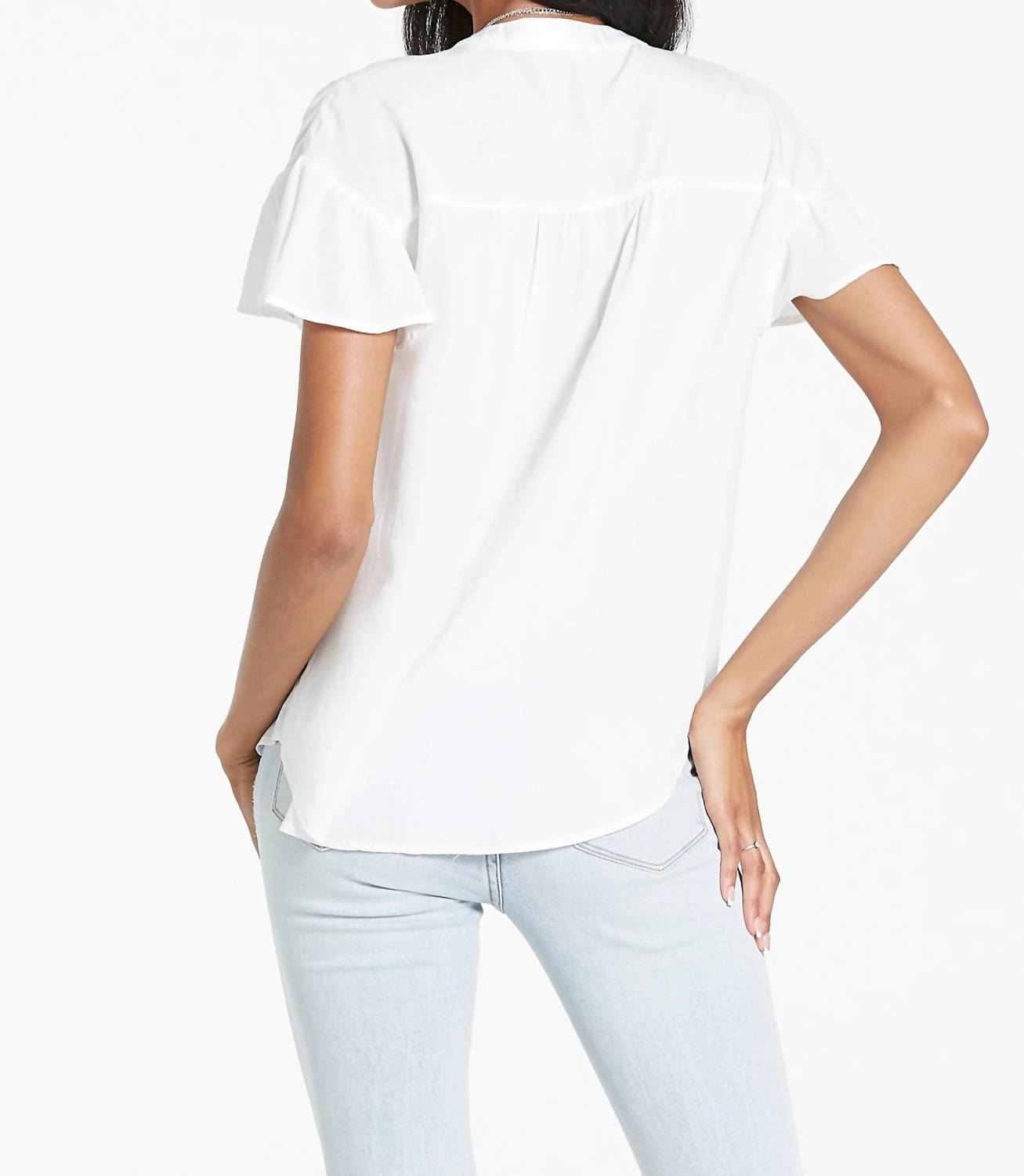 Dear John Denim - Women's Blake Flutter Sleeve Top