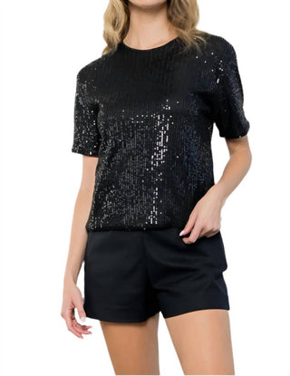 Thml - Sequin Short Sleeve Knit Sweater