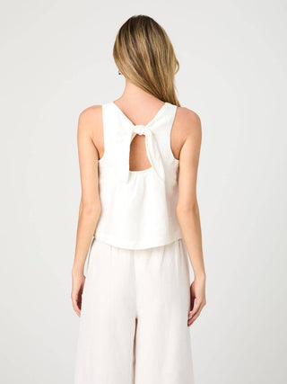 French Connection - Blusa de linho Birdie Swing