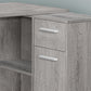 Computer Desk, Home Office, Corner, Storage Drawers, L Shape, Contemporary & Modern