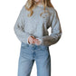 &Merci - White Trim Sweater