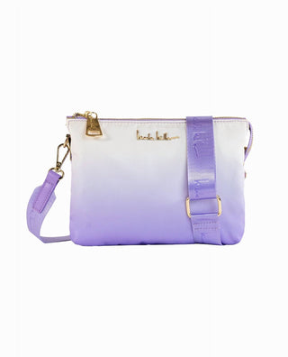 Nicole Miller - Bolsa tiracolo feminina de nylon