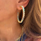 Native Gem - Women's Mare Hoops Earrings