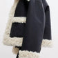 Free People - Kiki Faux Leather Sherpa Jacket