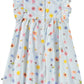 Molo - Girl's Cacao Small Flowers Dress