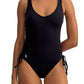 Polo Ralph Lauren - Lace-up Side One Piece Swimsuit