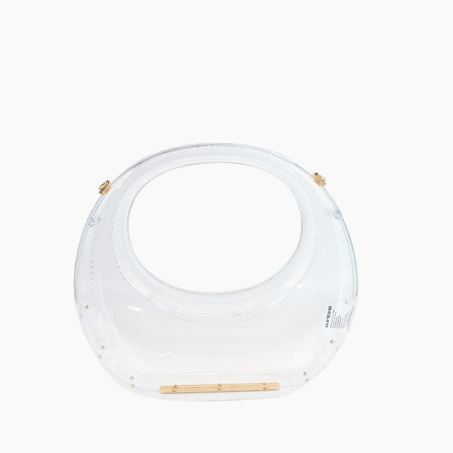 Like Dreams - Women's Moonlit Love Metallic Clear Clutch Bag