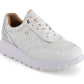 Andrea - Women's Casual Sneakers With Laser Cut Pattern