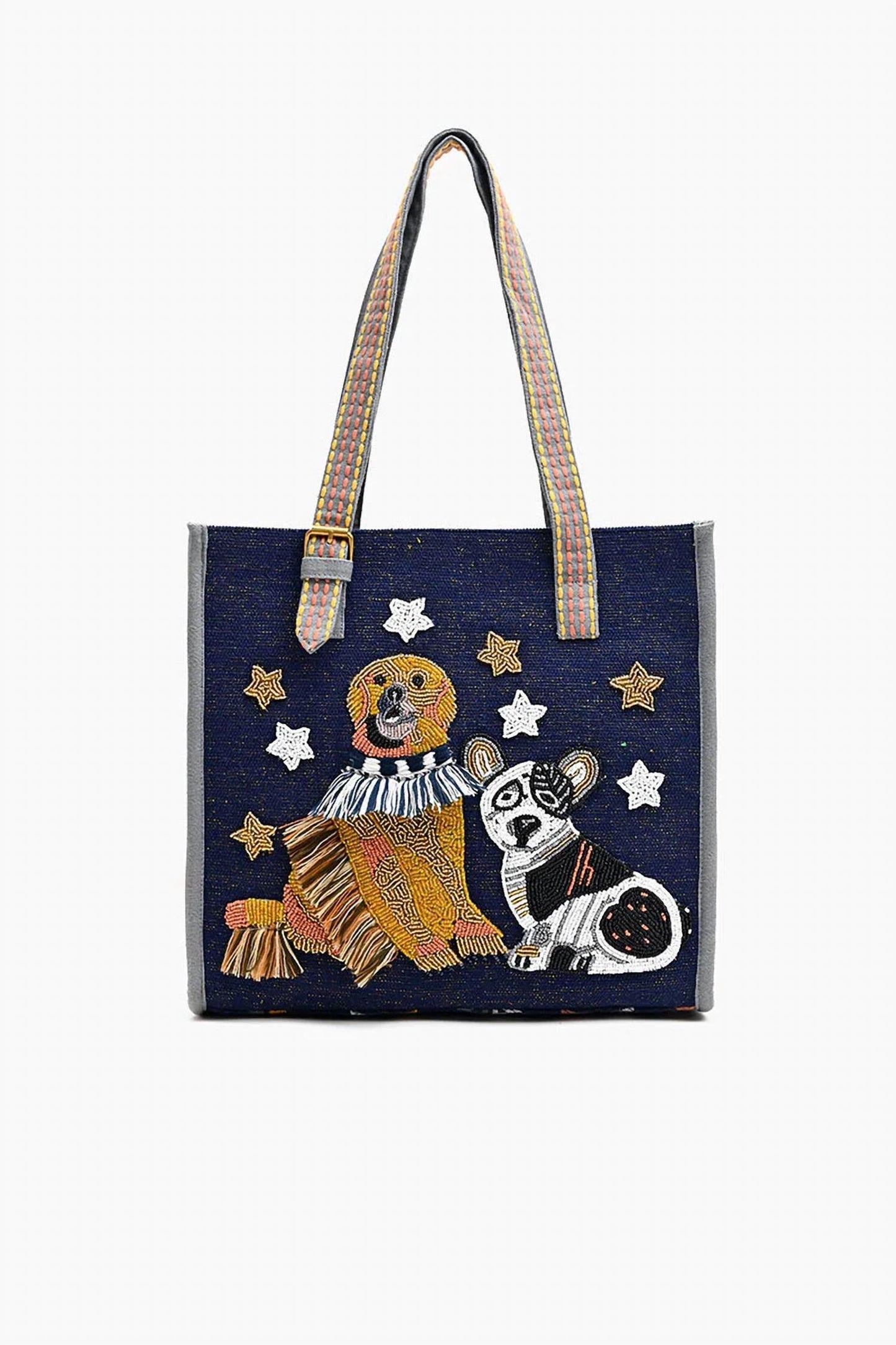 America & Beyond - Women's Beaded Tote Bag