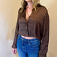 Z Supply - Prescott Cropped Button Up Top