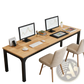 78 Inch Executive Office Desk Double Workstation Wood