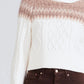 Derek Lam 10 Crosby - Marcella Cable Knit and Fair Isle Turtleneck Sweater