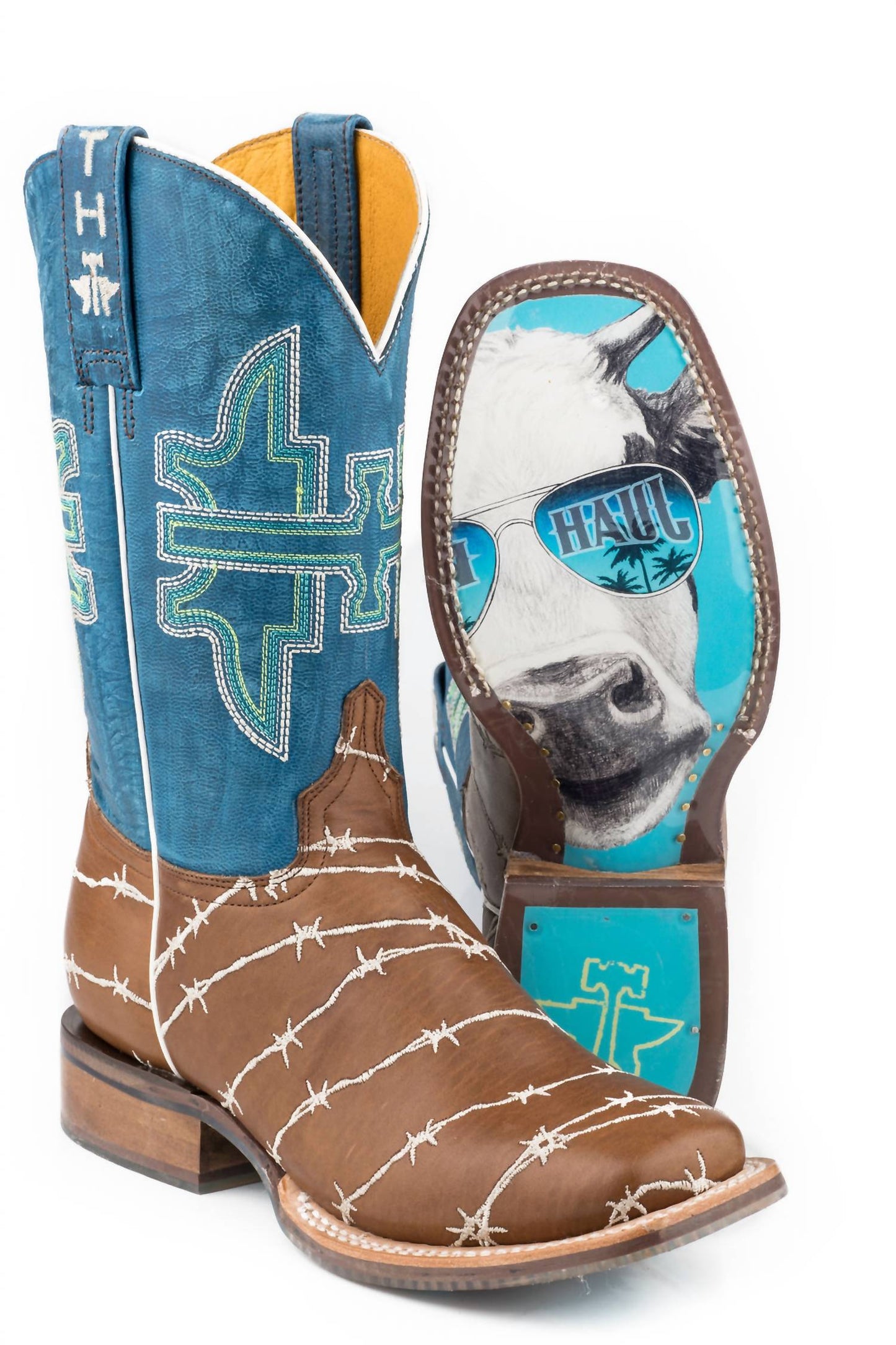 Tin Haul - Women's Hands Off With Deja Moo Sole Boots