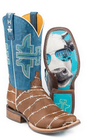 Tin Haul - Women's Hands Off With Deja Moo Sole Boots
