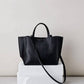 Ampersand As Apostrophe - Women's Leather Half Tote