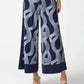 Joseph Ribkoff - Abstract Print Wide-Leg Pant