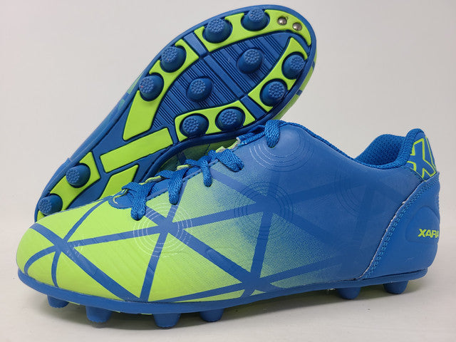 Chuteira Xara Boy'S Illusion FG Royal/Neon Verde Tamanho 2,5 M EUA Criança Pequena