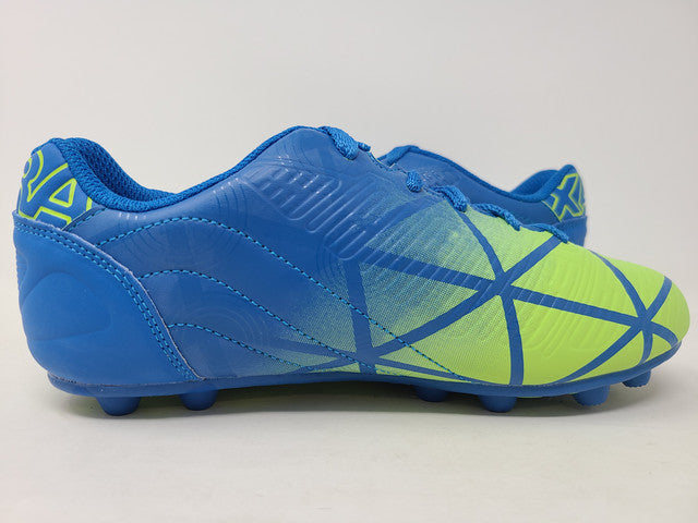 Chuteira Xara Boy'S Illusion FG Royal/Neon Verde Tamanho 2,5 M EUA Criança Pequena