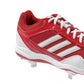 Chuteiras Adidas Excelsior Pro Low Metal Masculinas Vermelho/Branco/Prata Tamanho 13,5 D(M) EUA