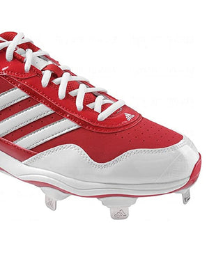 Chuteiras Adidas Excelsior Pro Low Metal Masculinas Vermelho/Branco/Prata Tamanho 13,5 D(M) EUA