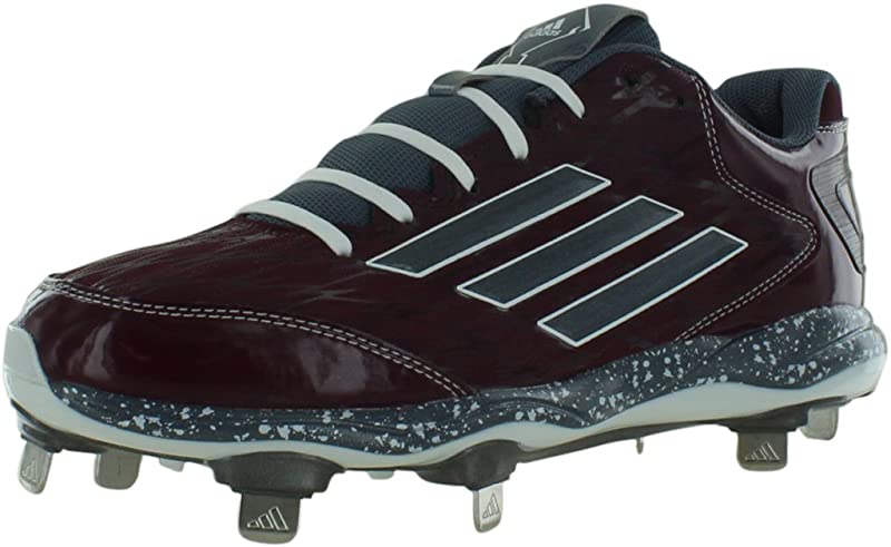 Chuteira de beisebol Adidas PowerAlley 2 masculina marrom/ônix