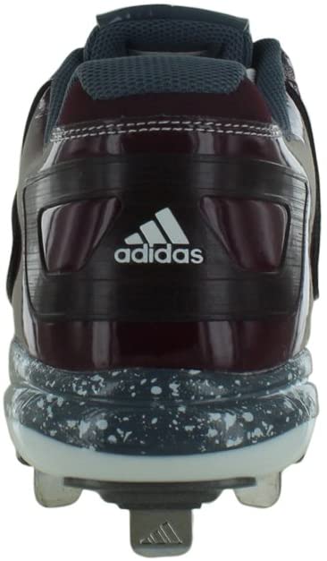 Chuteira de beisebol Adidas PowerAlley 2 masculina marrom/ônix