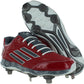 Chuteira de beisebol Adidas Poweralley 2 masculina, vermelha/carbono/ônix, tamanho 13,5 D(M) EUA