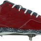 Chuteira de beisebol Adidas Poweralley 2 masculina, vermelha/carbono/ônix, tamanho 13,5 D(M) EUA