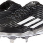 Chuteira de beisebol Adidas Poweralley 3.0 masculina, preta/branca/carbono, tamanho 13,5 D(M) EUA