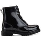 Botas de chuva femininas Tilly com cadarço DKNY, pretas, tamanho 9