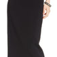 Saia coluna de crepe feminina Kasper, preta, tamanho 12