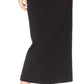 Saia coluna de crepe feminina Kasper, preta, tamanho 8