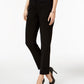 Calça social feminina Nine West Plus Skinny Leg Stretch, preta, tamanho 18
