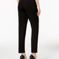 Calça social feminina Nine West Plus Skinny Leg Stretch, preta, tamanho 18