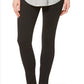 Calça de compressão feminina Anne Klein, preta, tamanho 6
