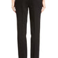 Calça de compressão feminina Anne Klein Flare Leg Ponte, preta, tamanho 10