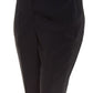 Calça feminina Kasper de crepe preta tamanho 10