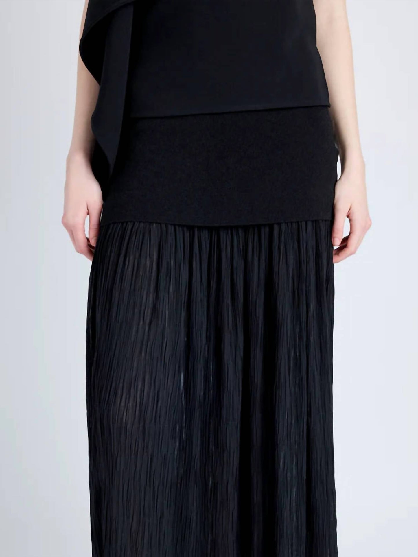 Proenza Schouler - Paige Pleated Crepe Chiffon Skirt