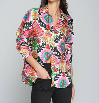 Camisa Vilagallo - Gaby Suzany Seda