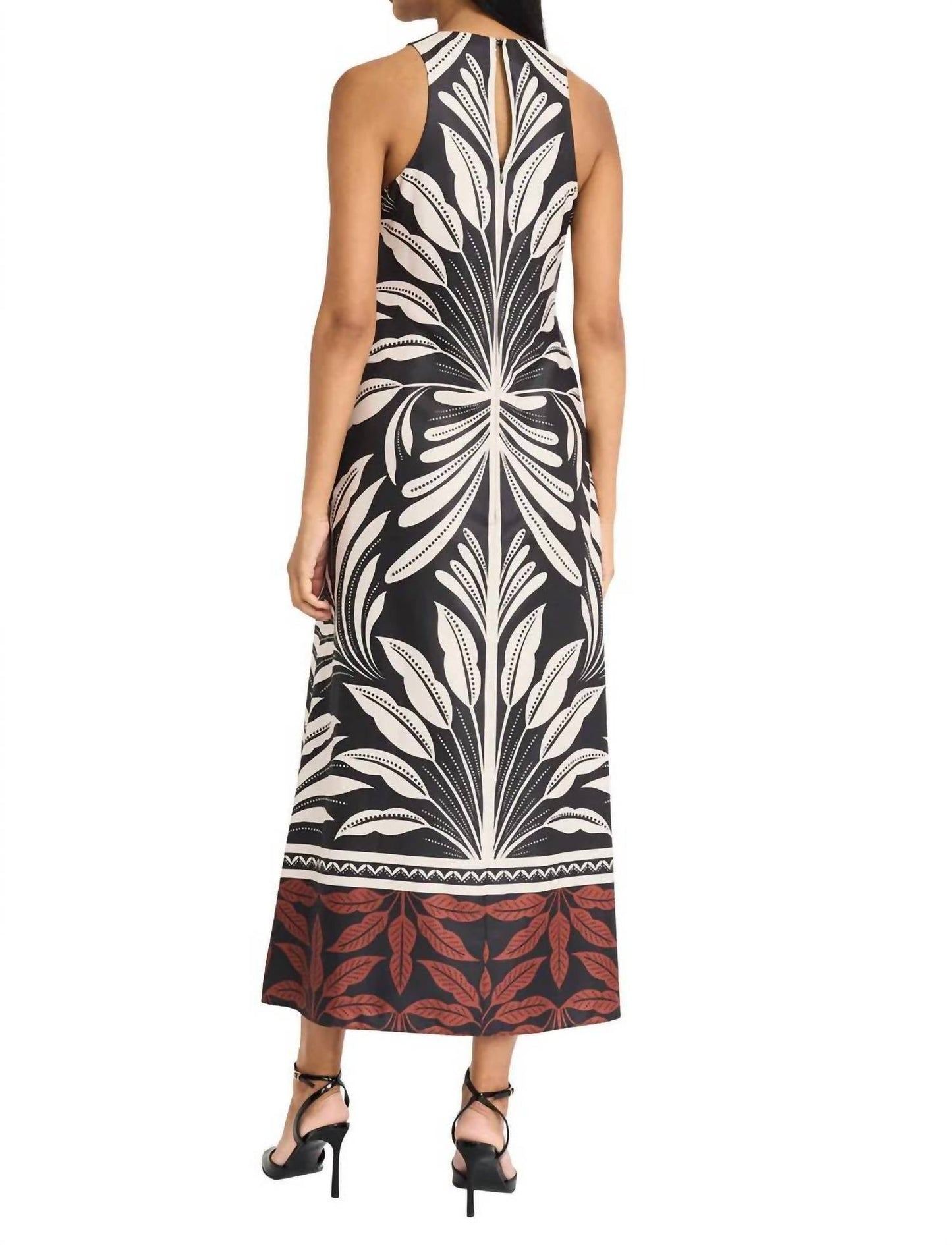 Donna Morgan - Maggy London Raye Leaf Print Maxi Dress