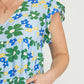 Entro - Floral Tiered Babydoll Dress - Plus