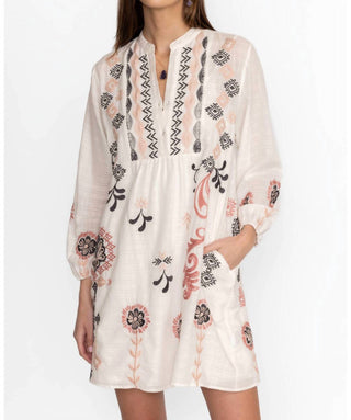Johnny Was - Vestido Bellania Button Yoke Field
