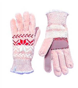 Isotoner - Women's Chenille Snowflake Gloves