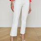 L'Agence - Noya High Rise Patch Pocket Slim Flare Jeans
