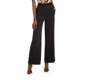 Topshop - Calça social Pintuck de cintura alta e perna larga