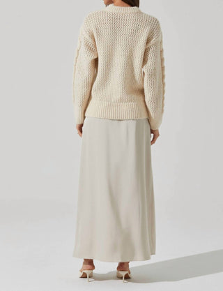 Astr - Lisbeth Cable Knit Sweater