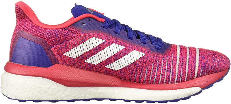 Tênis de corrida feminino Adidas Solar Drive Active Azul/Branco/Vermelho
