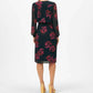 Brooks Brothers - Rose Wrap Chiffon Dress